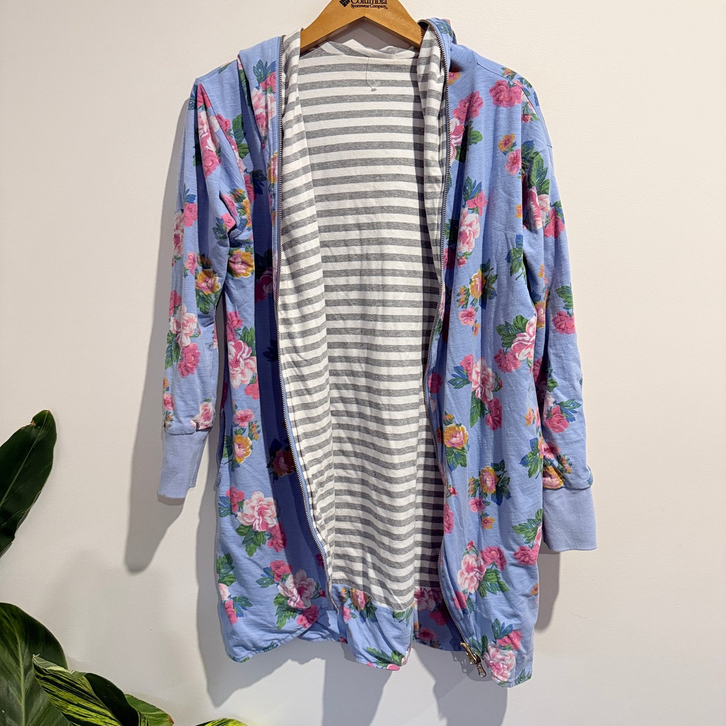 Charlo Size S Women’s Zip-Front Floral Jacket