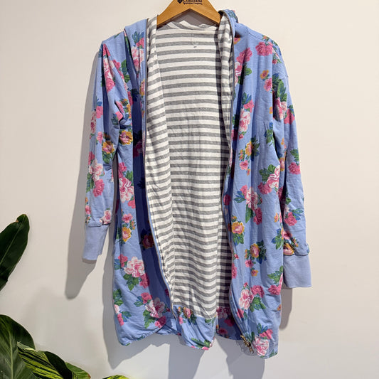 Charlo Size S Women’s Zip-Front Floral Jacket