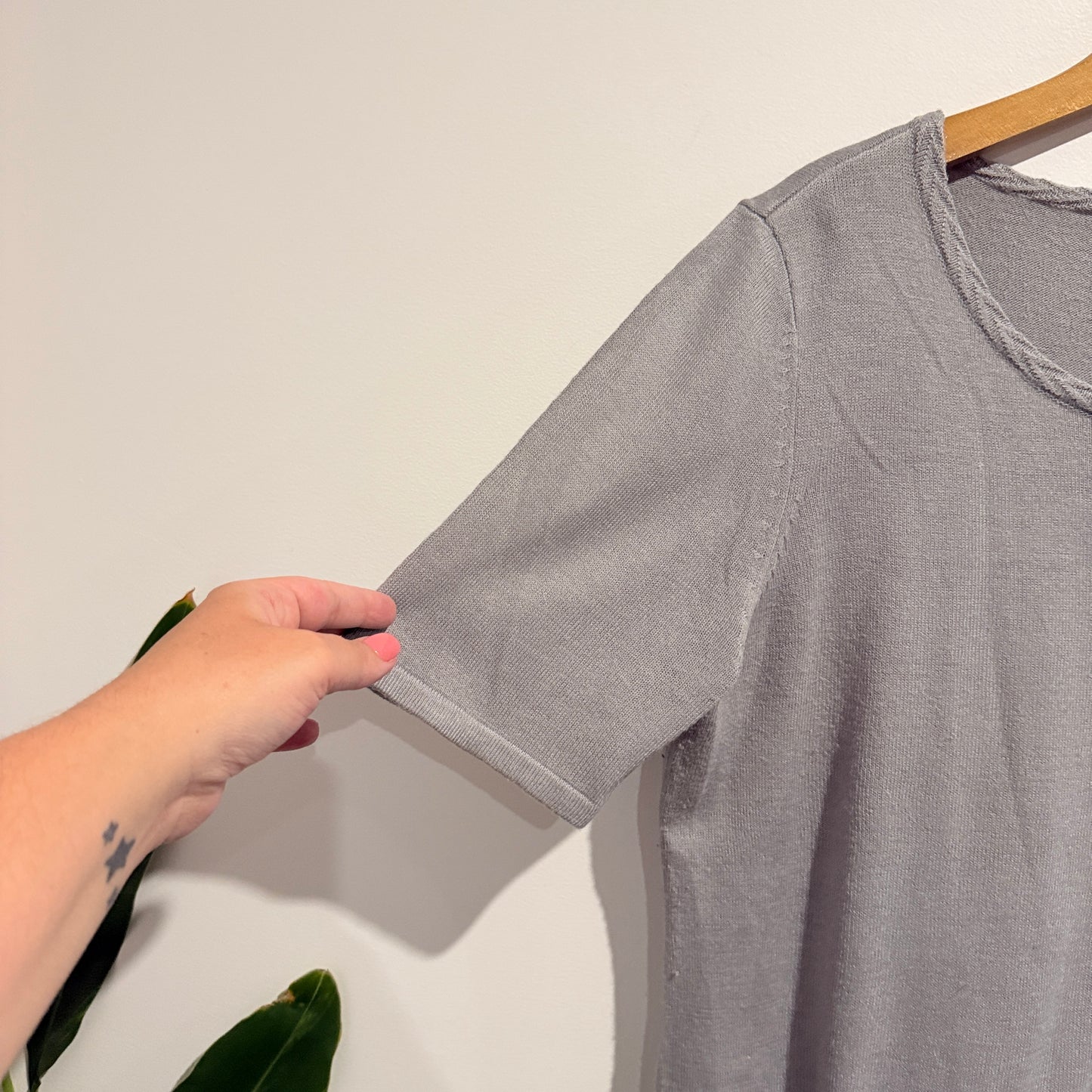 EURODIT Size 44 Fine-Ribbed Top