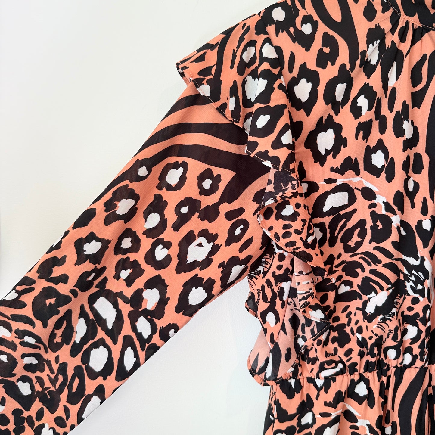 Amaya Size 10 Leopard Print Dress *AS NEW*