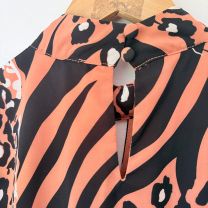 Amaya Size 10 Leopard Print Dress *AS NEW*