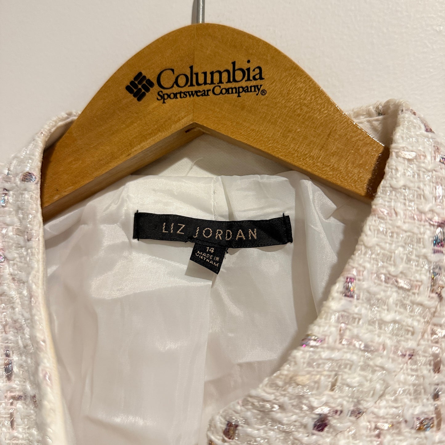 Liz Jordan Size 14 Tweed Jacket