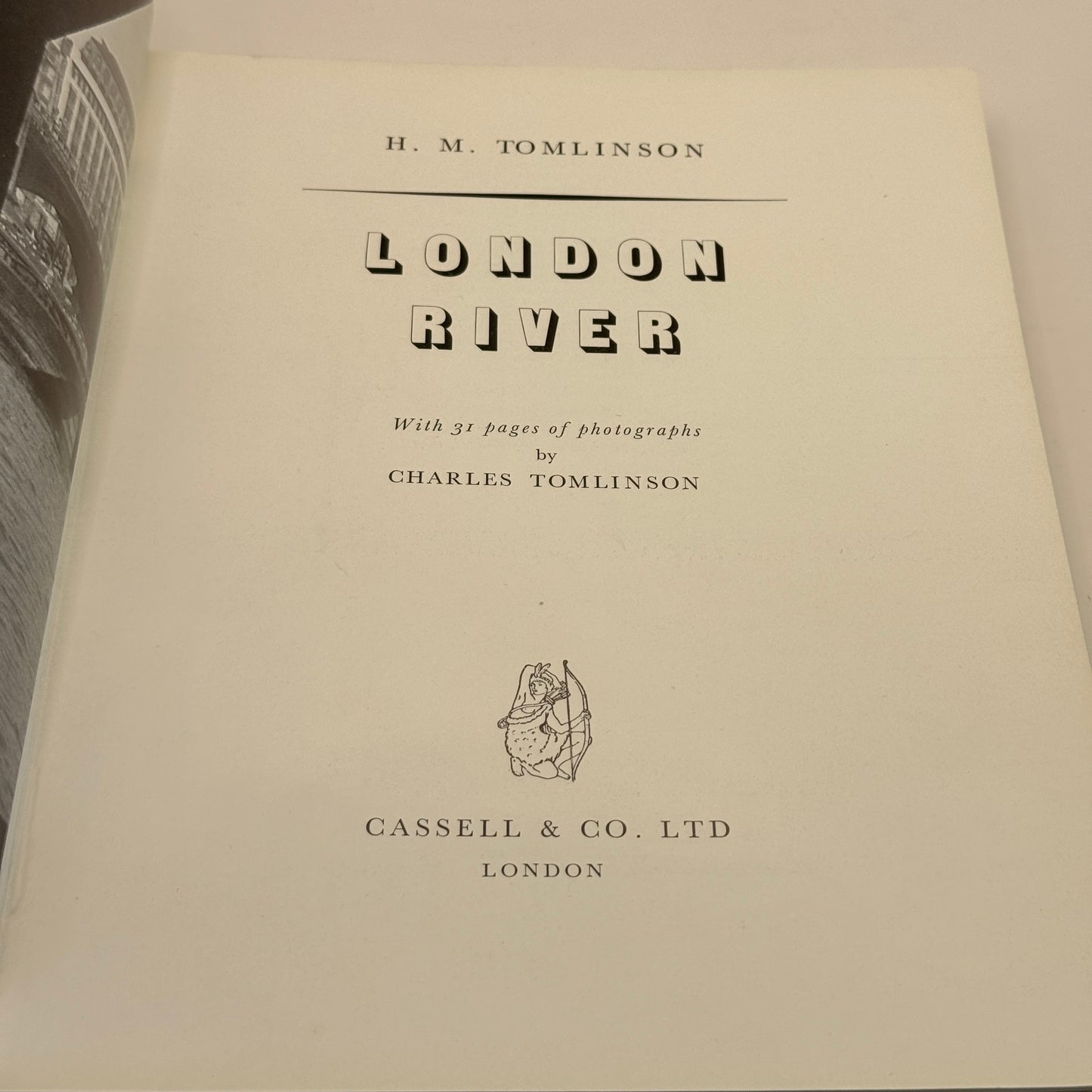 London River by H. M. Tomlinson (1951 Large Edition)