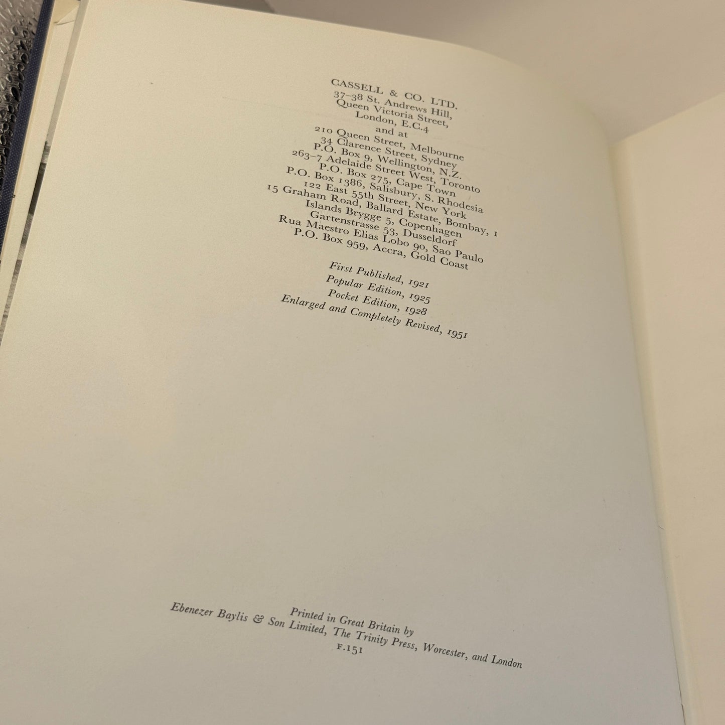 London River by H. M. Tomlinson (1951 Large Edition)
