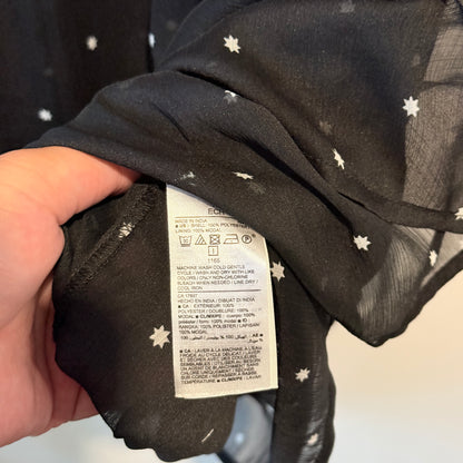 Old Navy Size XS Black Chiffon Dress