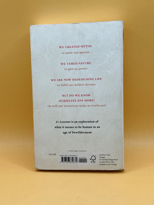 21 Lessons for the 21st Century by Yuval Noah Harari