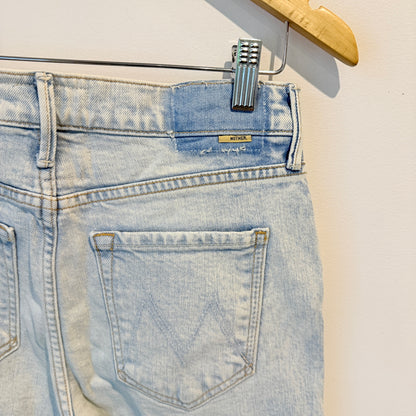 Mother Size 27 Light Wash Slim-Straight Jeans