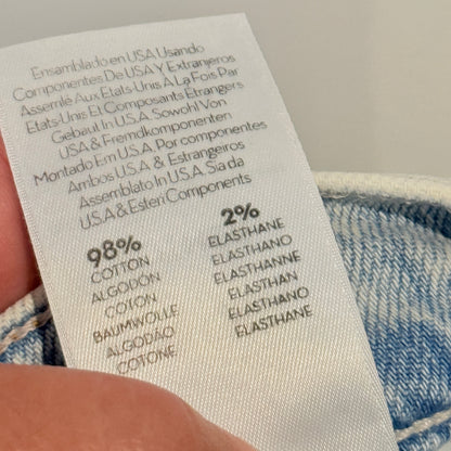 Mother Size 27 Light Wash Slim-Straight Jeans