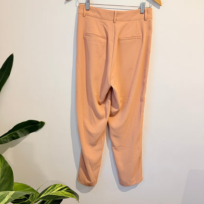 Leo+Be Size 10 Pleated High-Waisted Women's Trousers