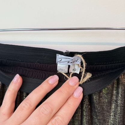 Danny (Made in NZ) Size 10 Metallic Skirt