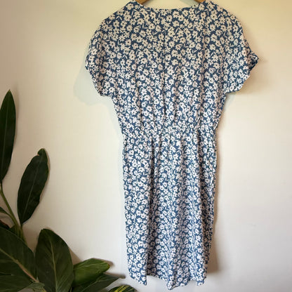 Network Size 12 Blue Floral Dress