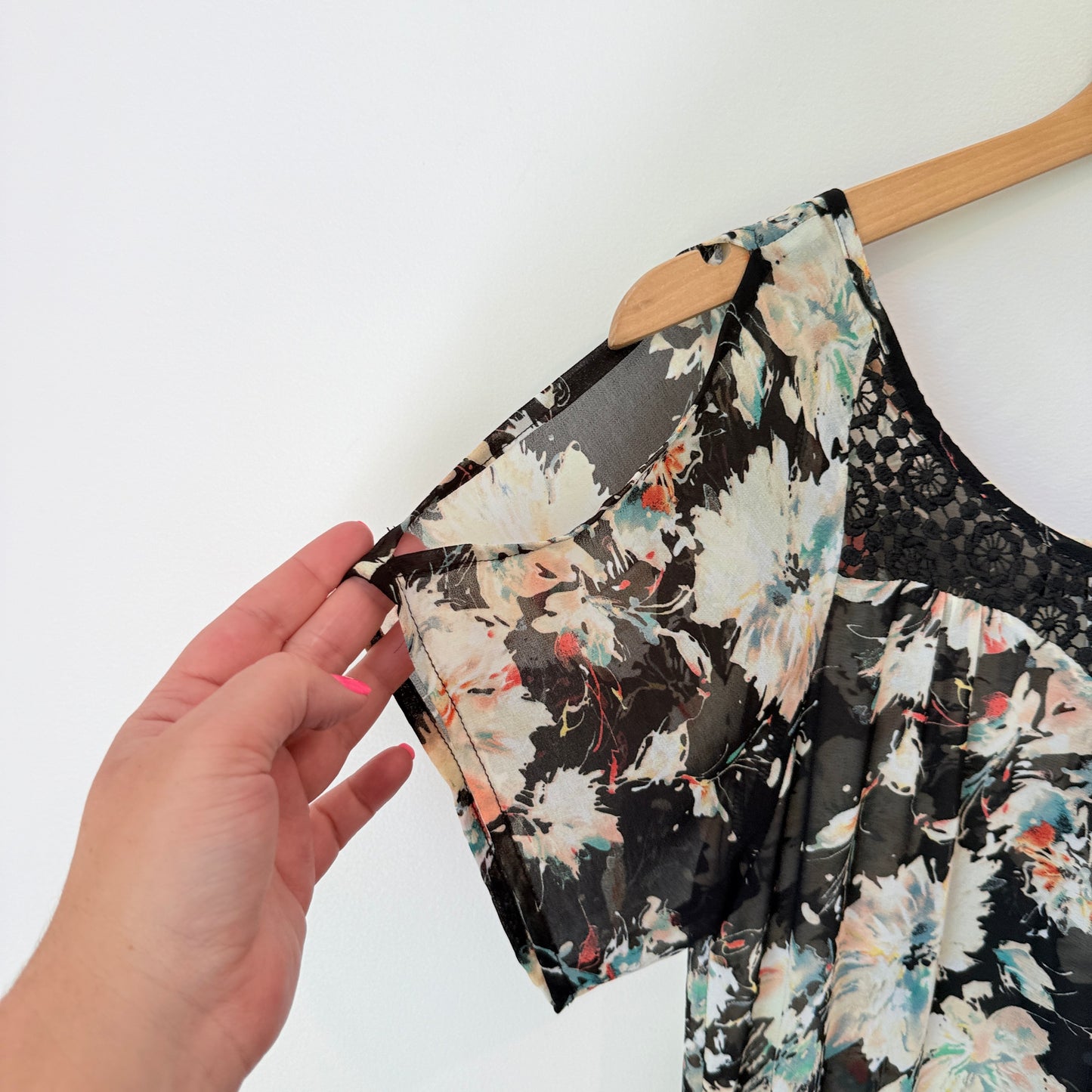 Principals Floral Mini Dress Size 8