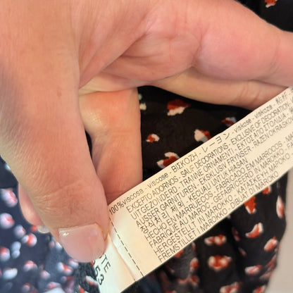 Zara Basic Collection Black Dress – Short Sleeve, Size L