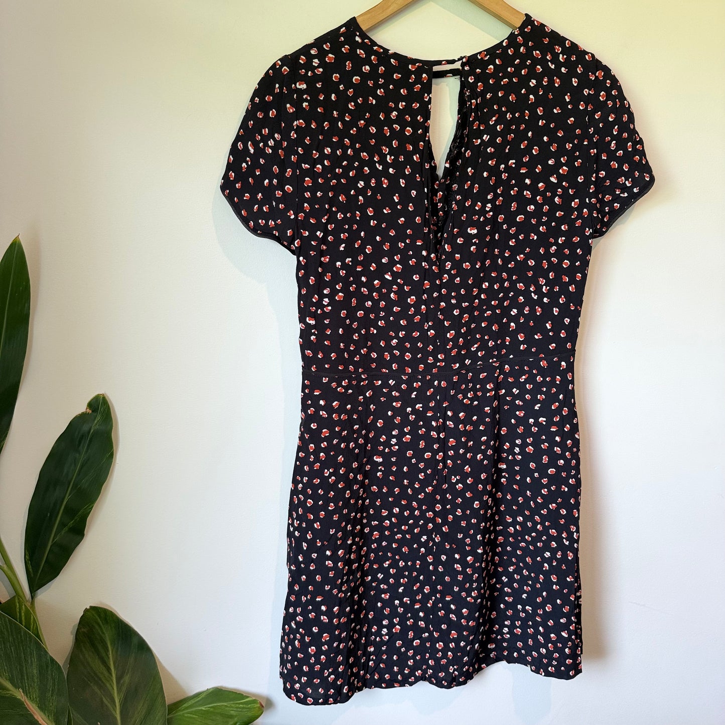 Zara Basic Collection Black Dress – Short Sleeve, Size L