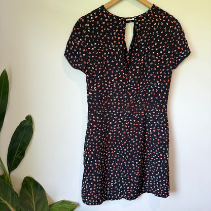 Zara Basic Collection Black Dress – Short Sleeve, Size L