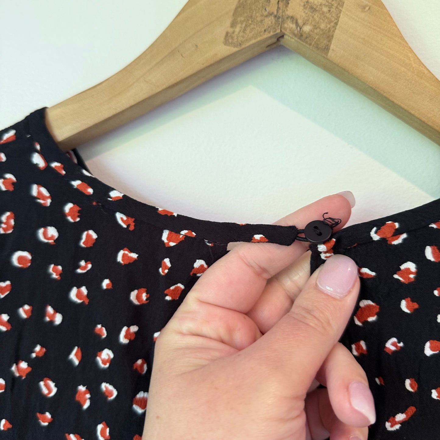 Zara Basic Collection Black Dress – Short Sleeve, Size L