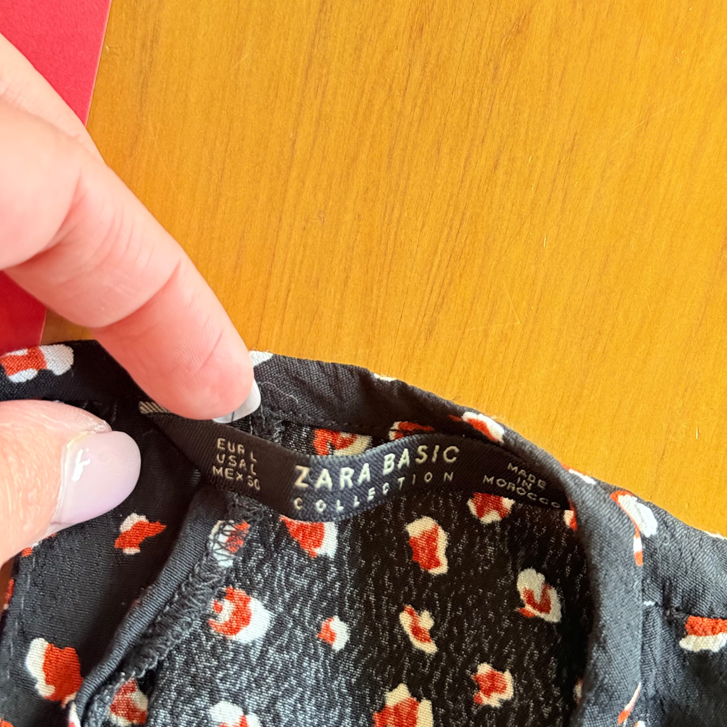 Zara Basic Collection Black Dress – Short Sleeve, Size L