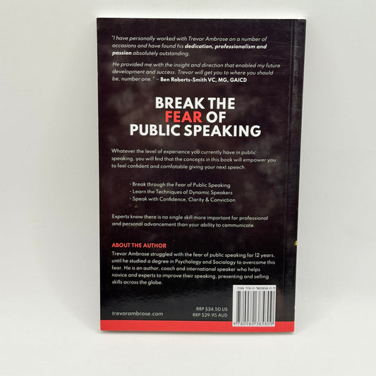 Public Speaking by Trevor Ambrose