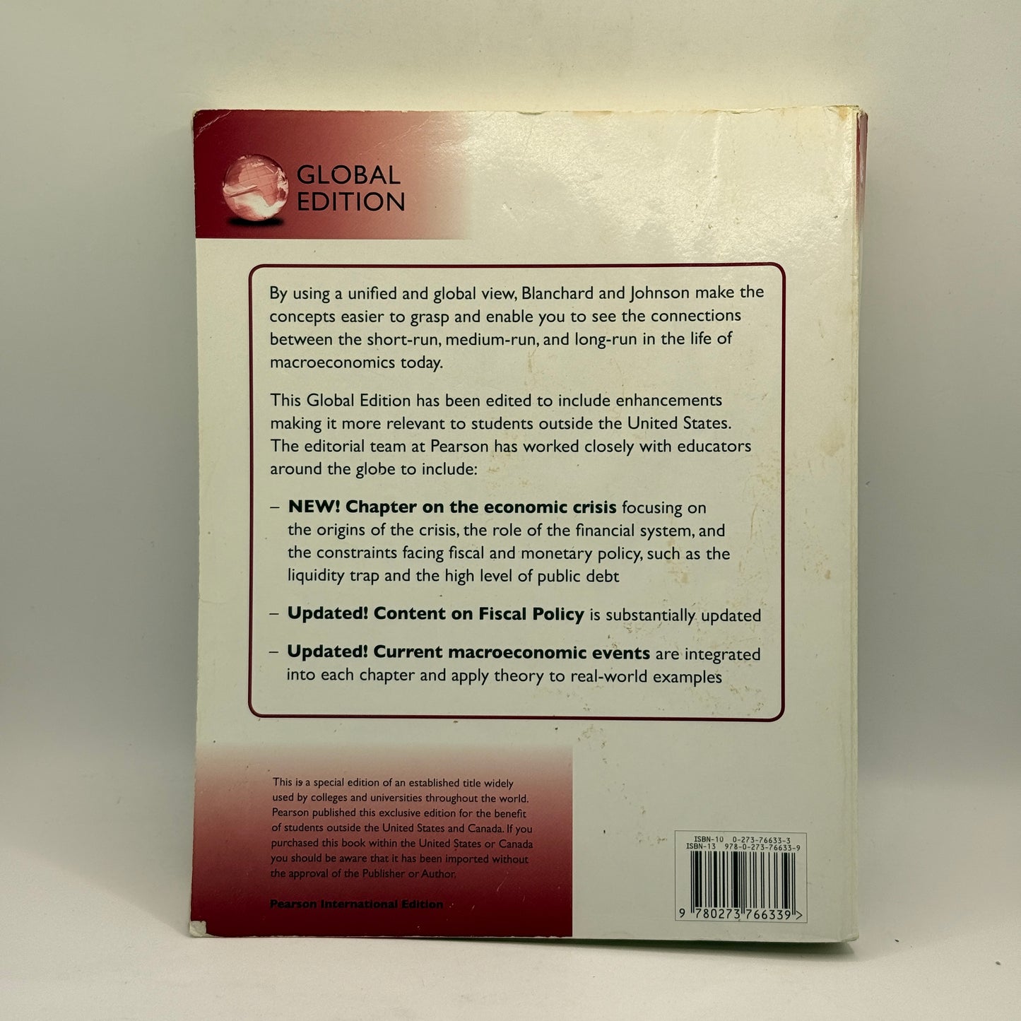 Macroeconomics Sixth Ed by Olivier Blanchard & David R. Johnson