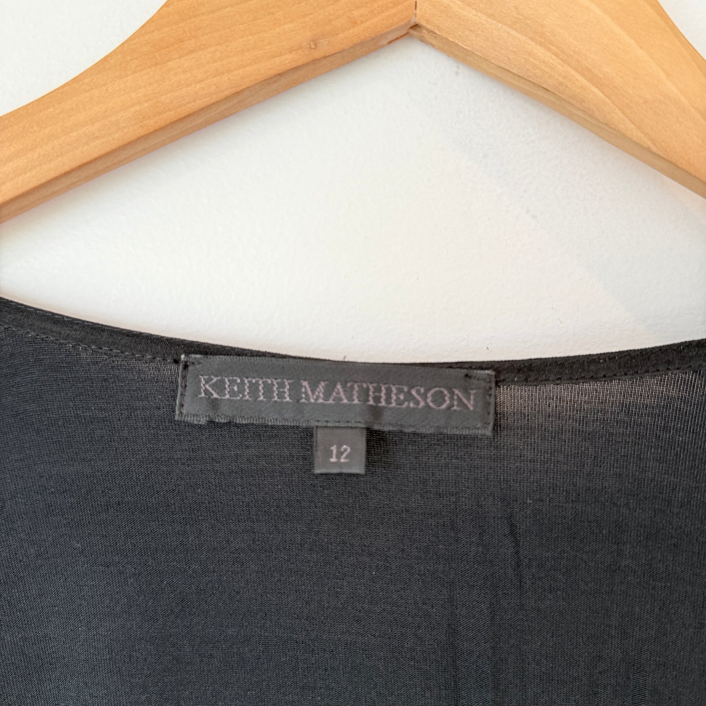 Keith Matheson NZ Made Viscose / Silk Maxi Tank Dress Size 12