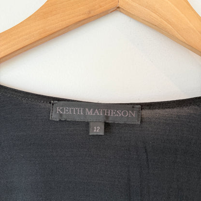 Keith Matheson NZ Made Viscose / Silk Maxi Tank Dress Size 12