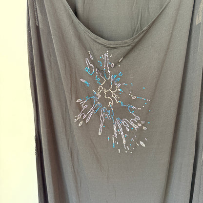 Keith Matheson NZ Made Viscose / Silk Maxi Tank Dress Size 12