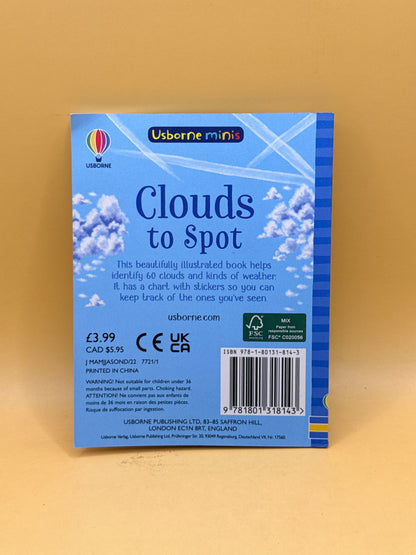 Clouds to Spot – Usborne Minis (with Stickers)