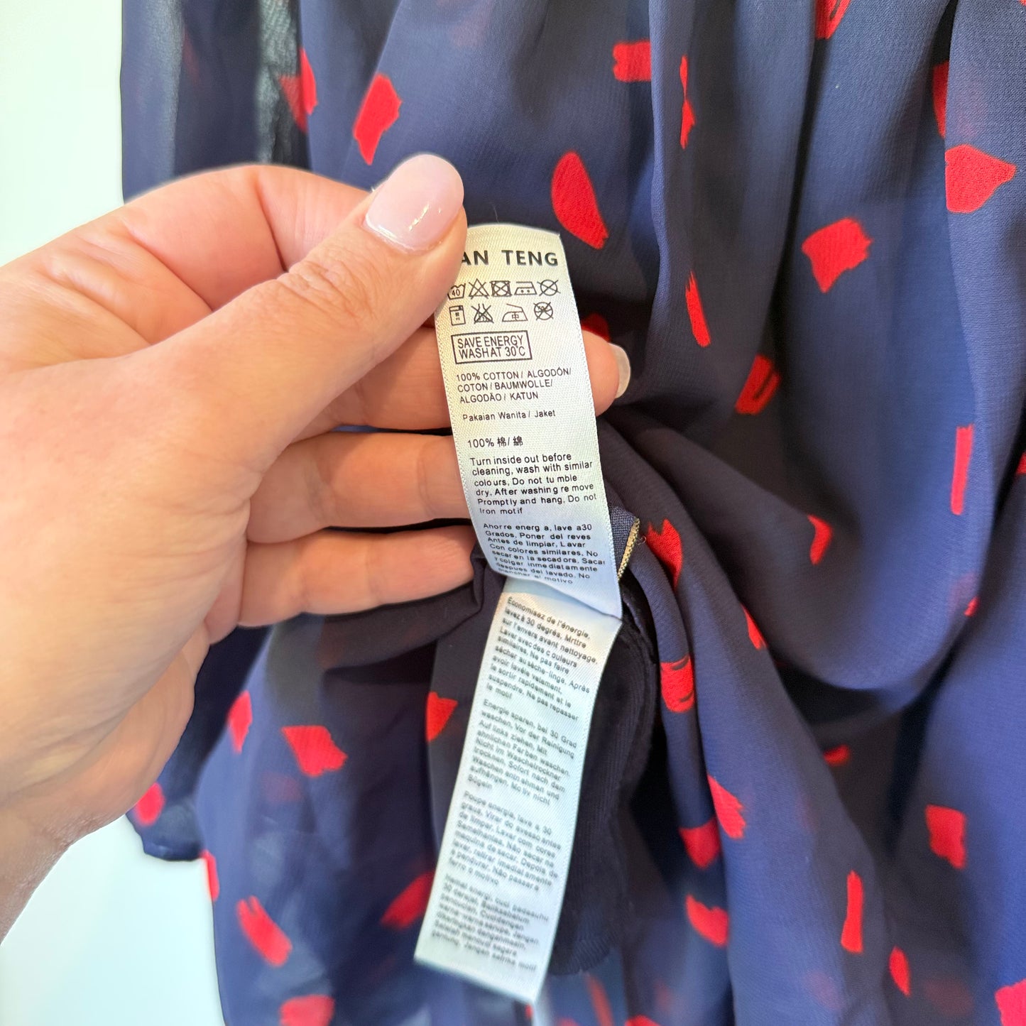 Dan Teng Size S Off-Shoulder Blouse