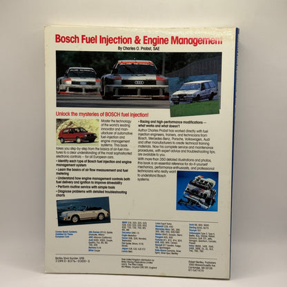 Bosch Fuel Injection & Engine Management by Charles O. Probst, SAE