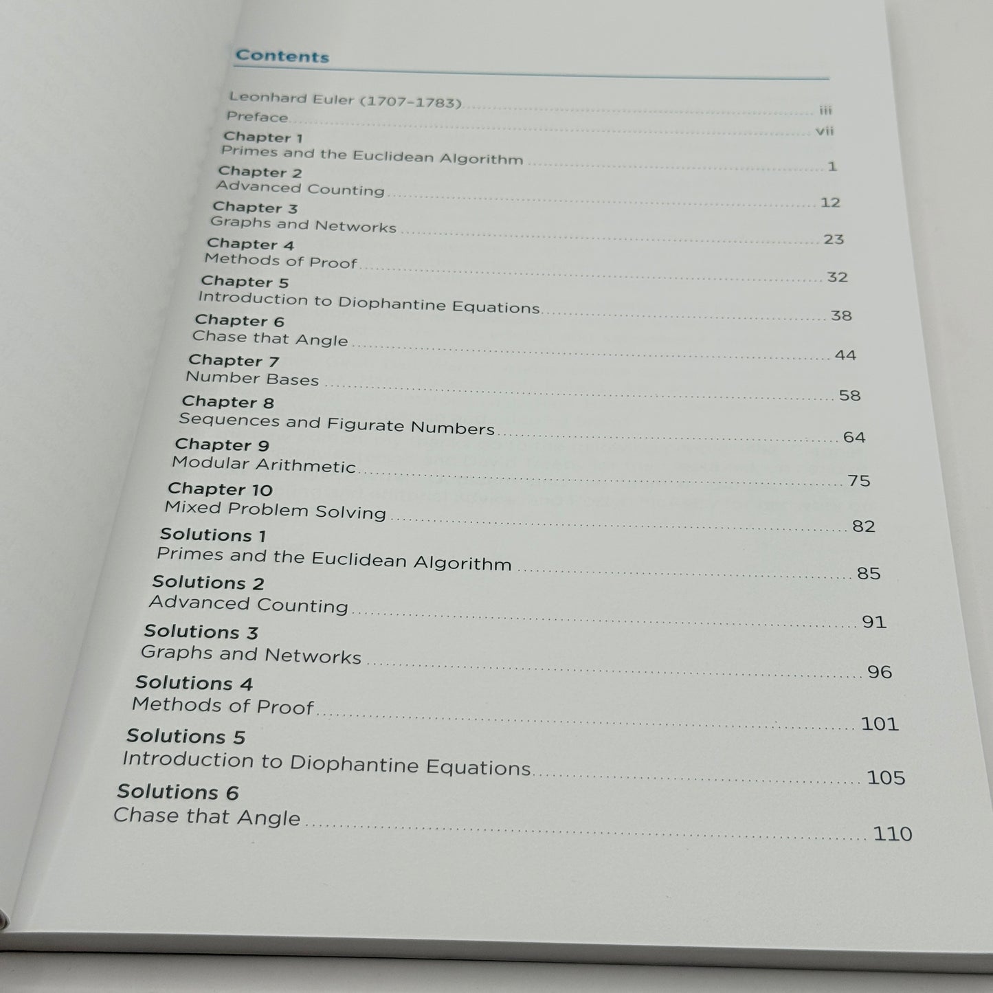 Maths Enrichment Student Notes: Euler