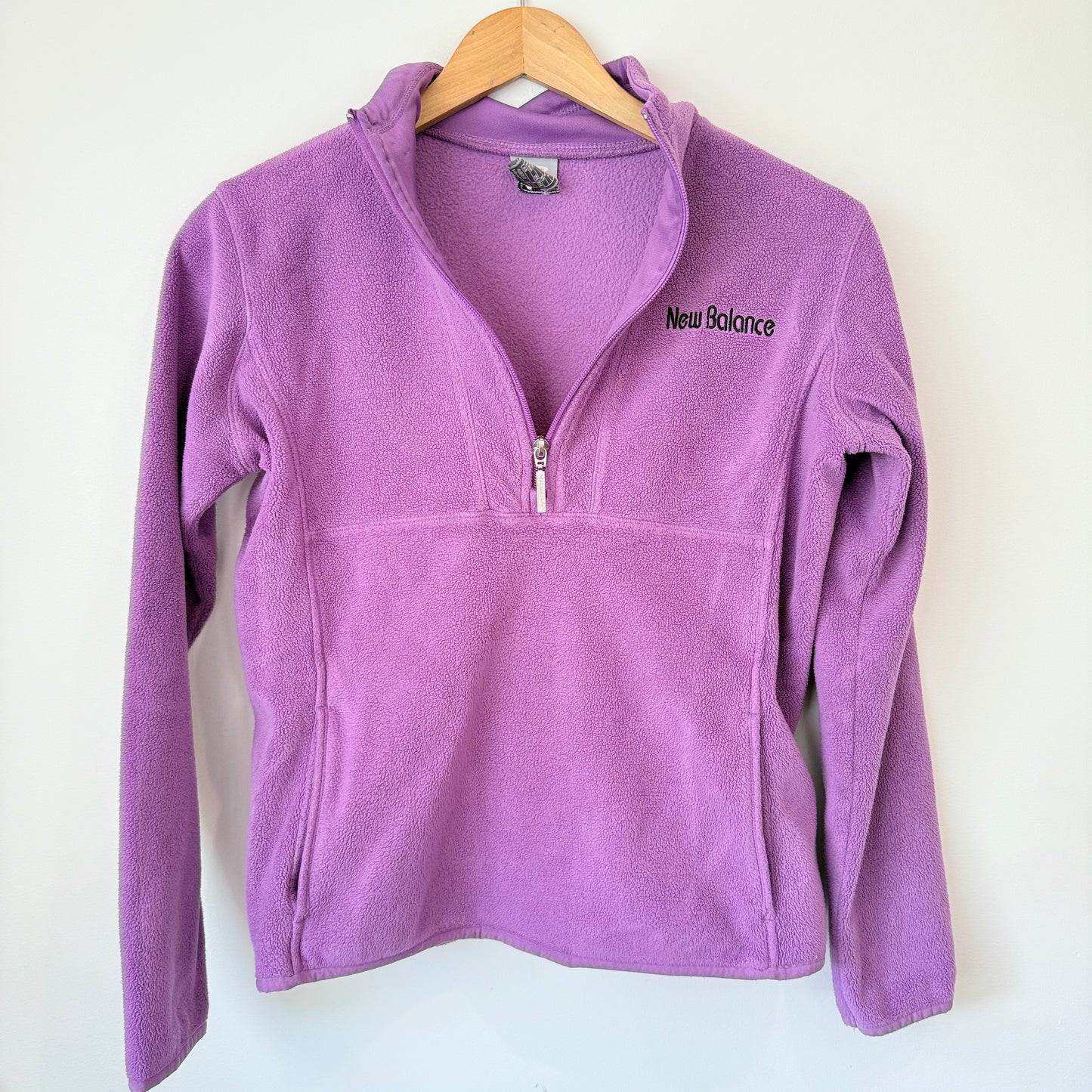 New Balance Purple Half-Zip Fleece Pullover XS/8