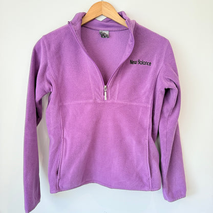 New Balance Purple Half-Zip Fleece Pullover XS/8