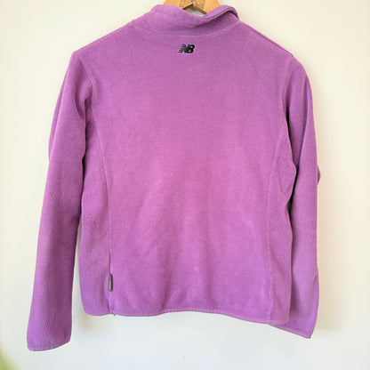 New Balance Purple Half-Zip Fleece Pullover XS/8