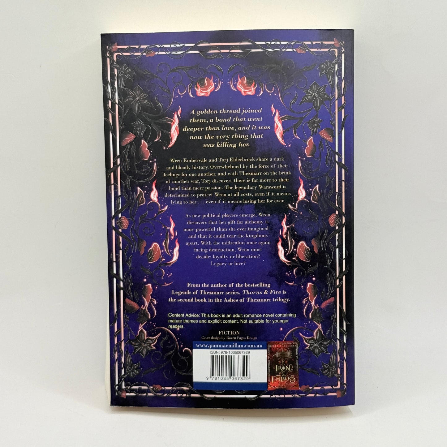 Thorns & Fire: An epic fantasy romance (The Ashes of Thezmarr) by Helen Scheuerer