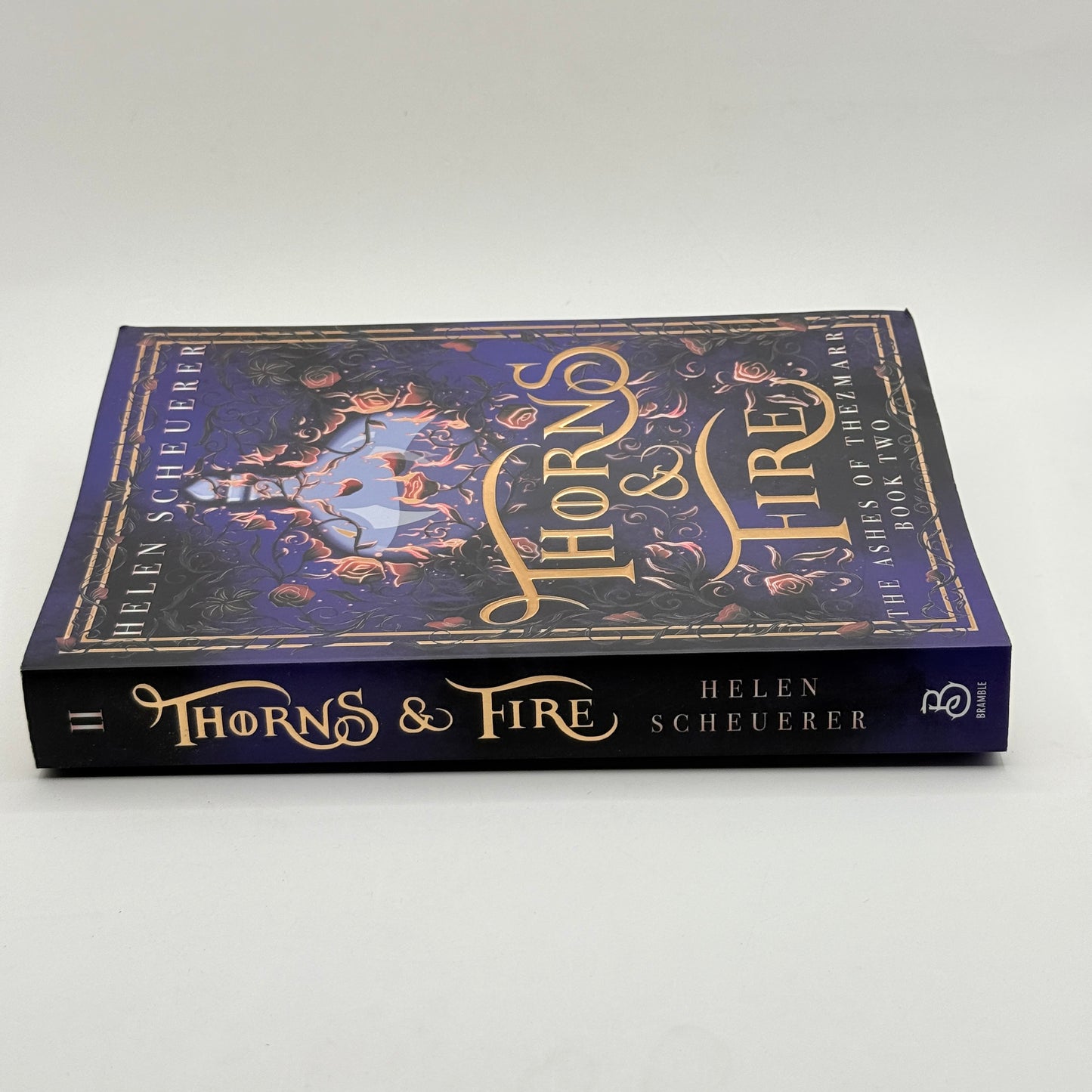 Thorns & Fire: An epic fantasy romance (The Ashes of Thezmarr) by Helen Scheuerer