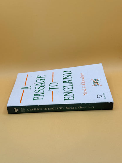 A Passage to England by Nirad C. Chaudhuri