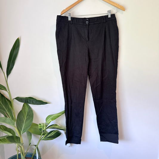 twenty-seven names (Made in NZ) Pleated Trousers in Black - Size 14