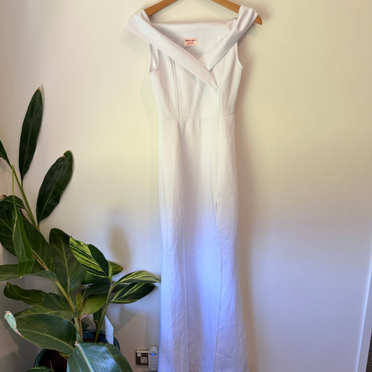 Showpo One For The Money Dress White Size 6