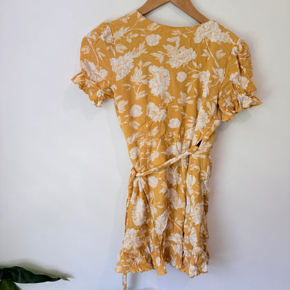 Show Po Size 4 "Wrap and Roll" Mini Dress