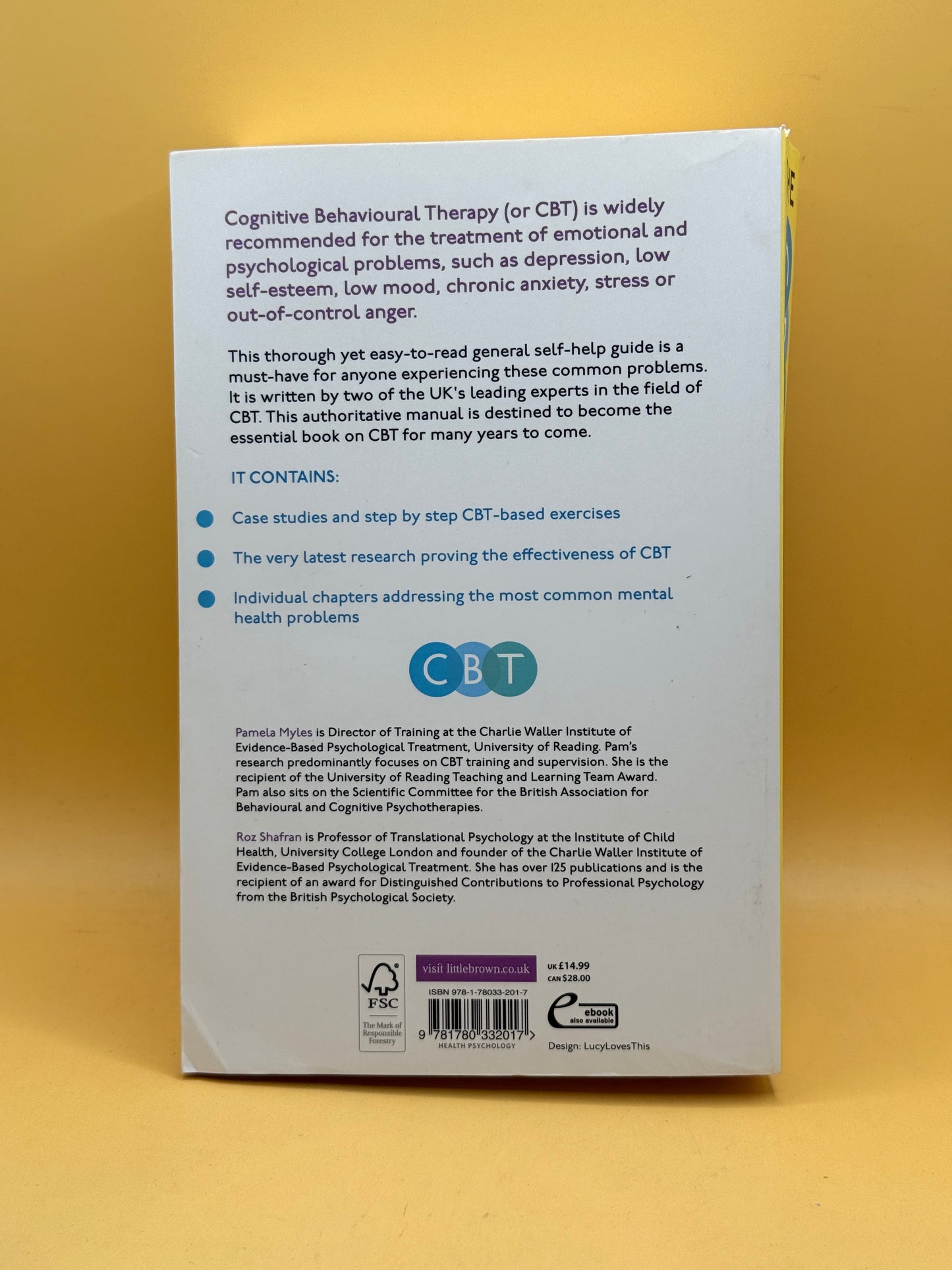The CBT Handbook by Pamela Myles & Roz Shafran