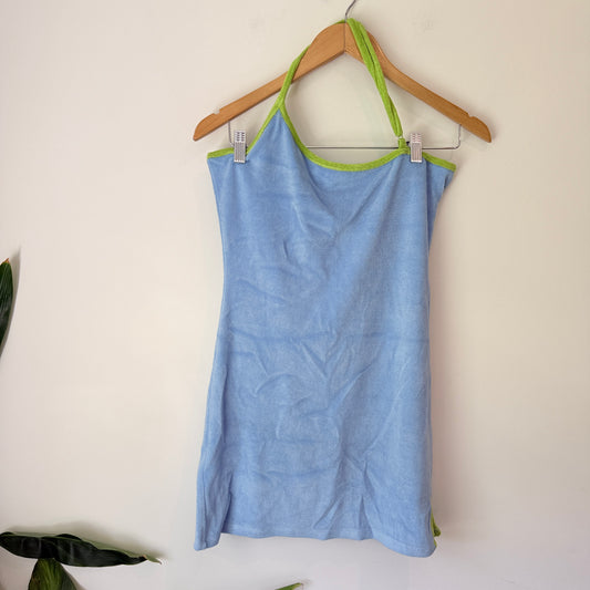 Brand Unknown Size U/Arm to U/Arm 44cm Halter-Neck Mini Dress