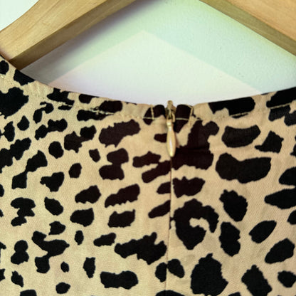 Missguided Cheetah Ruched Bottom Dress in Size 32