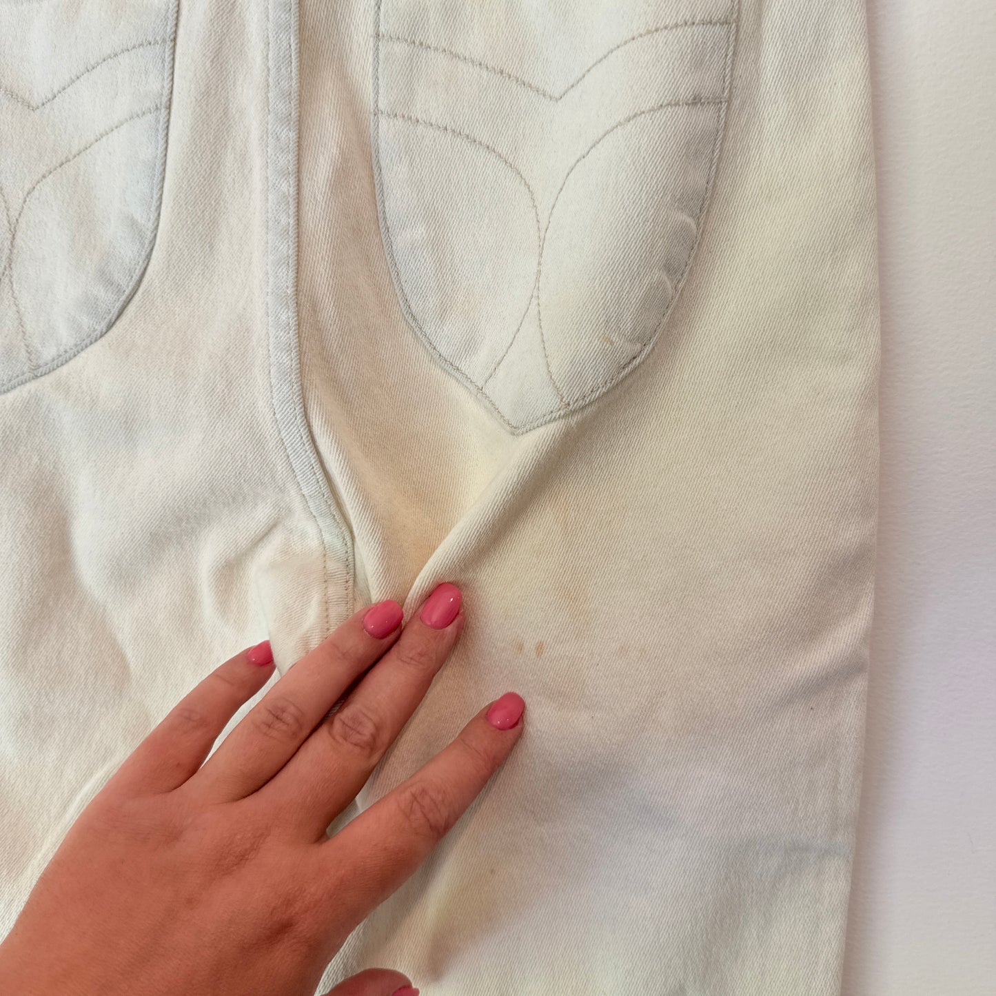 Rolla's Eastcoast Ankle Jeans High Rise Super Skinny Cream Size 25R