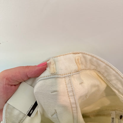 Rolla's Eastcoast Ankle Jeans High Rise Super Skinny Cream Size 25R