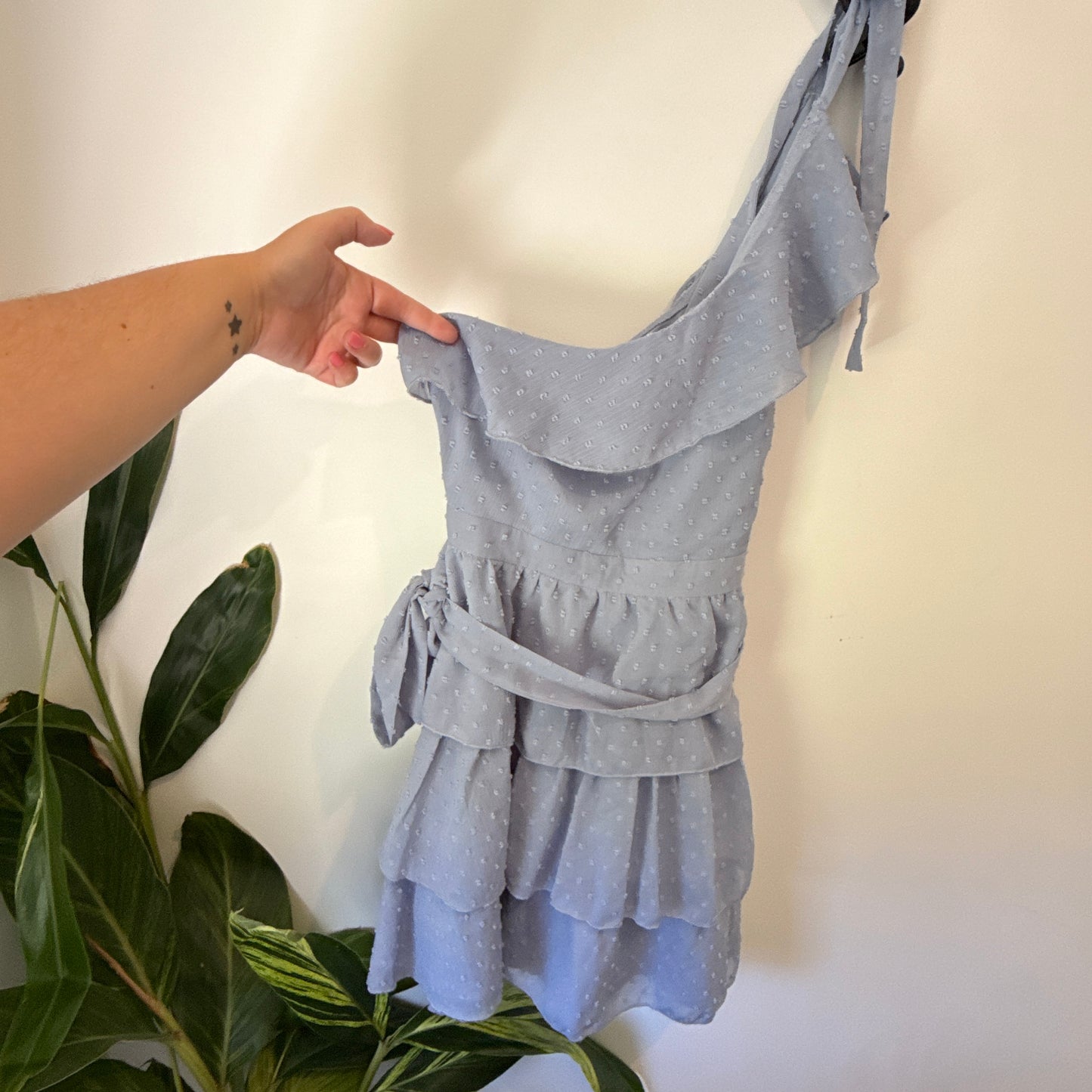 Showpo Darling I Am A Daydream Dress Powder Blue Size 12