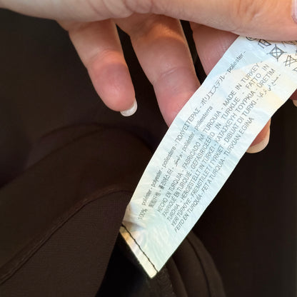 ZARA Basic Collection Black Long Sleeve Top Size S