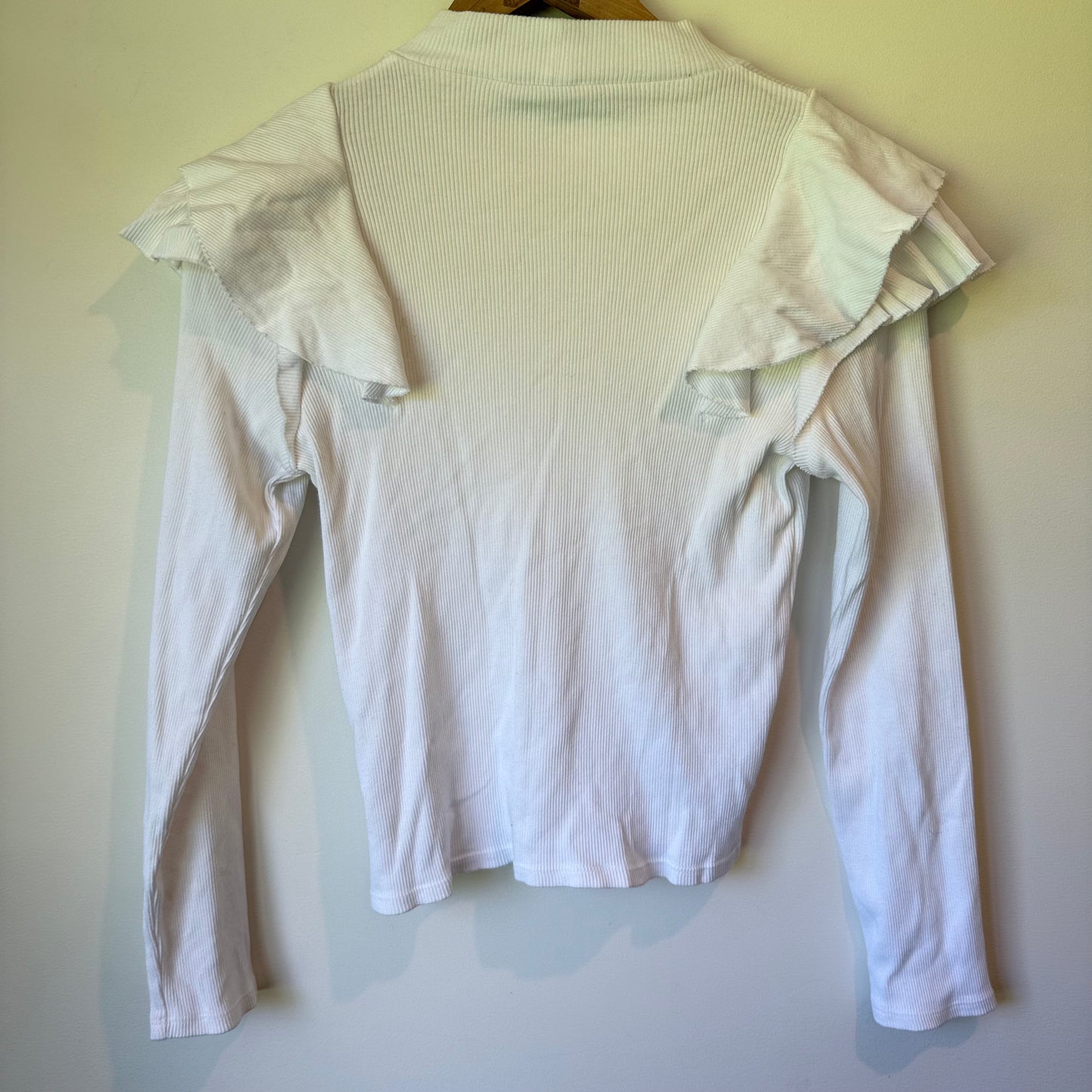 Veronica Beard White Size L Cotton Top