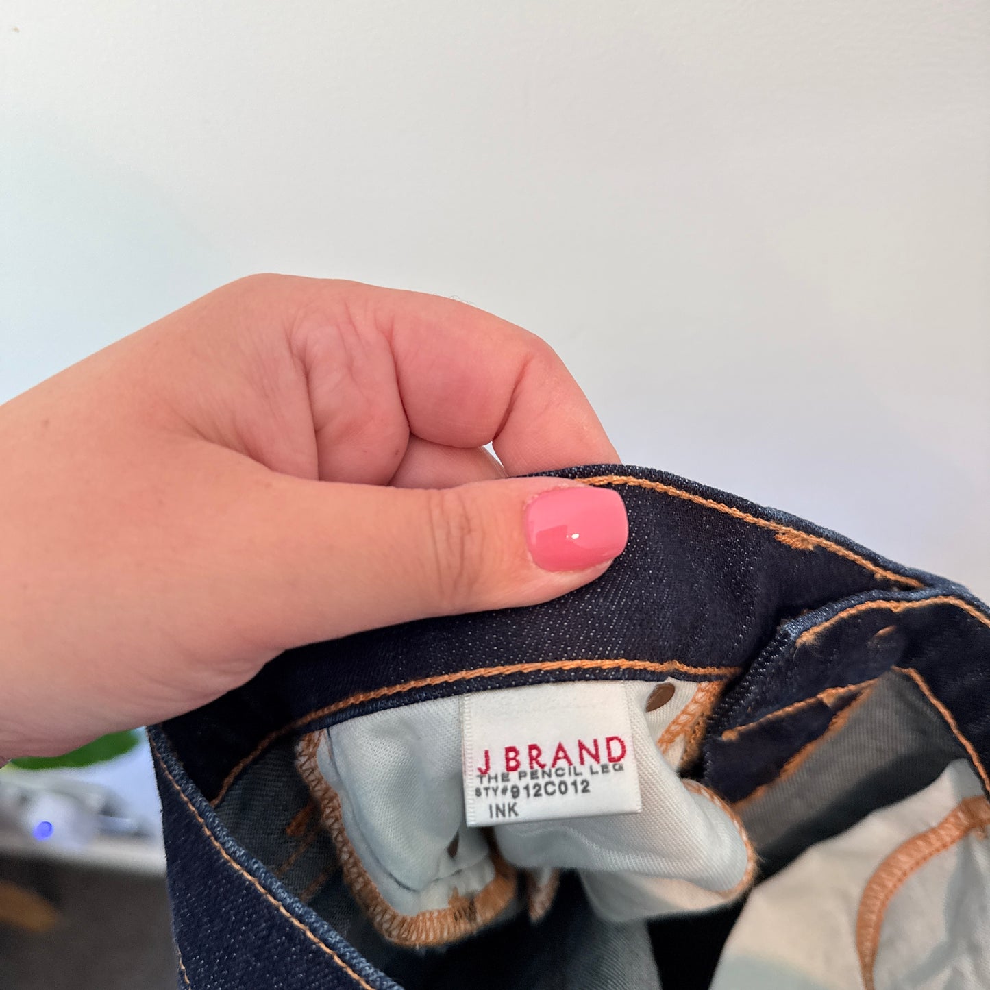 J Brand The Pencil Leg Jeans Ink Size 23