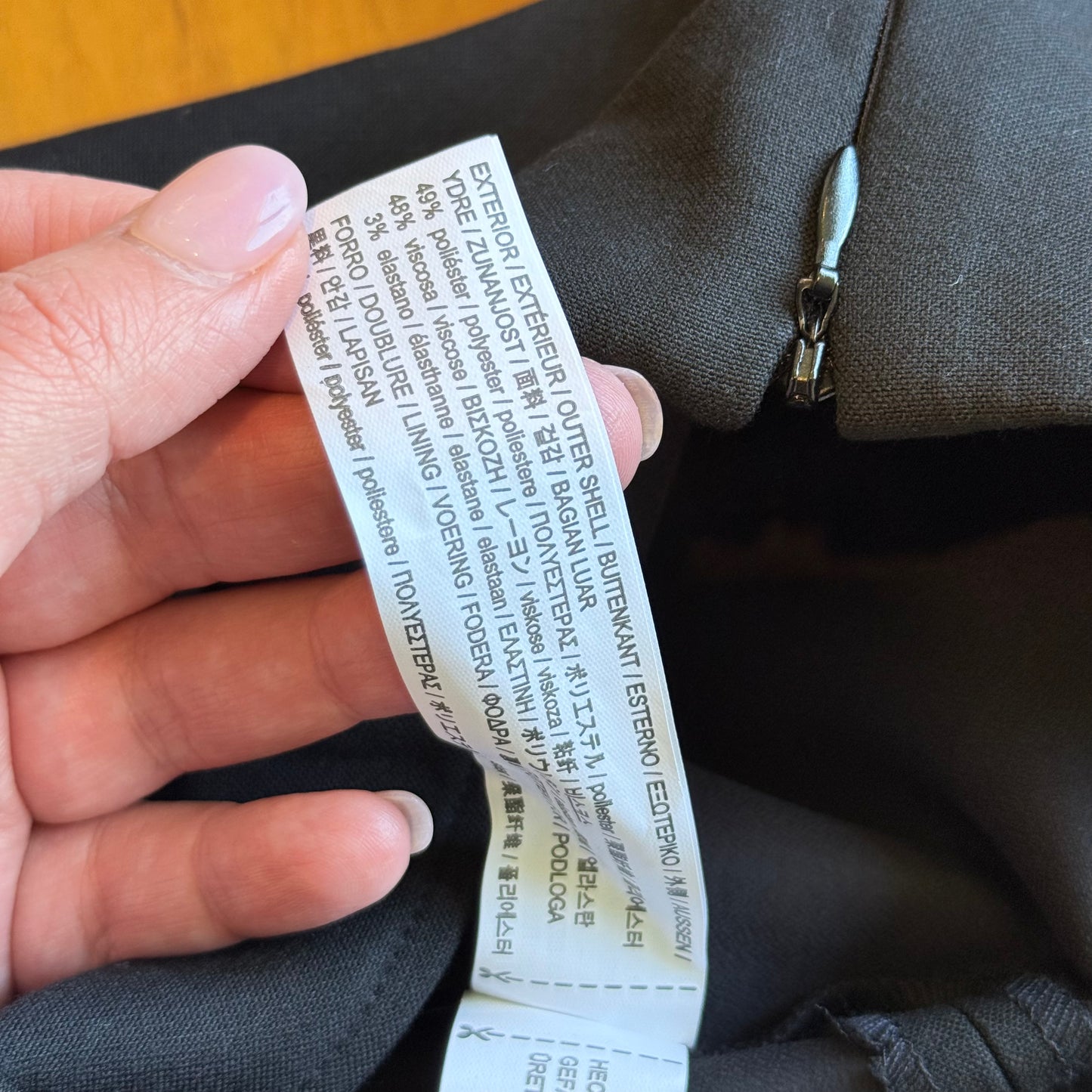 Zara Mini Skirt XS Black