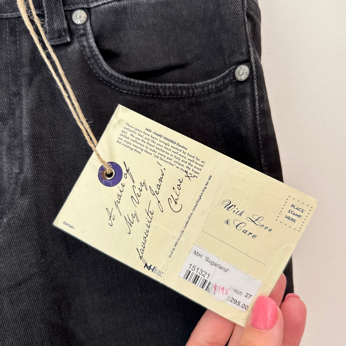 MiH Jeans 'Sugarland' Hatch Jeans (W27)